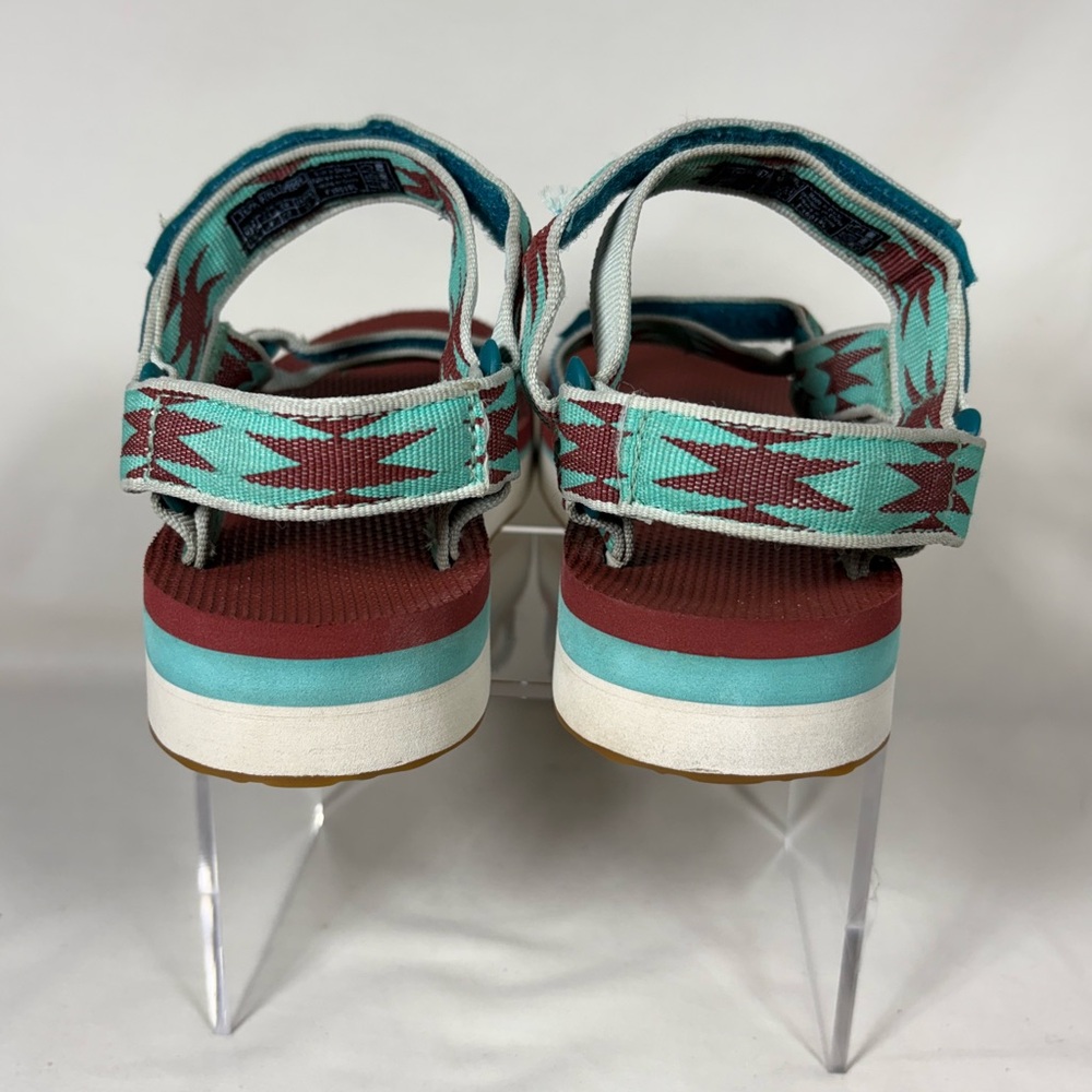 Teva Women's Midform Universal Platform Sandals Halcon Teal 1090969 SZ 6 - Picture 5 of 7